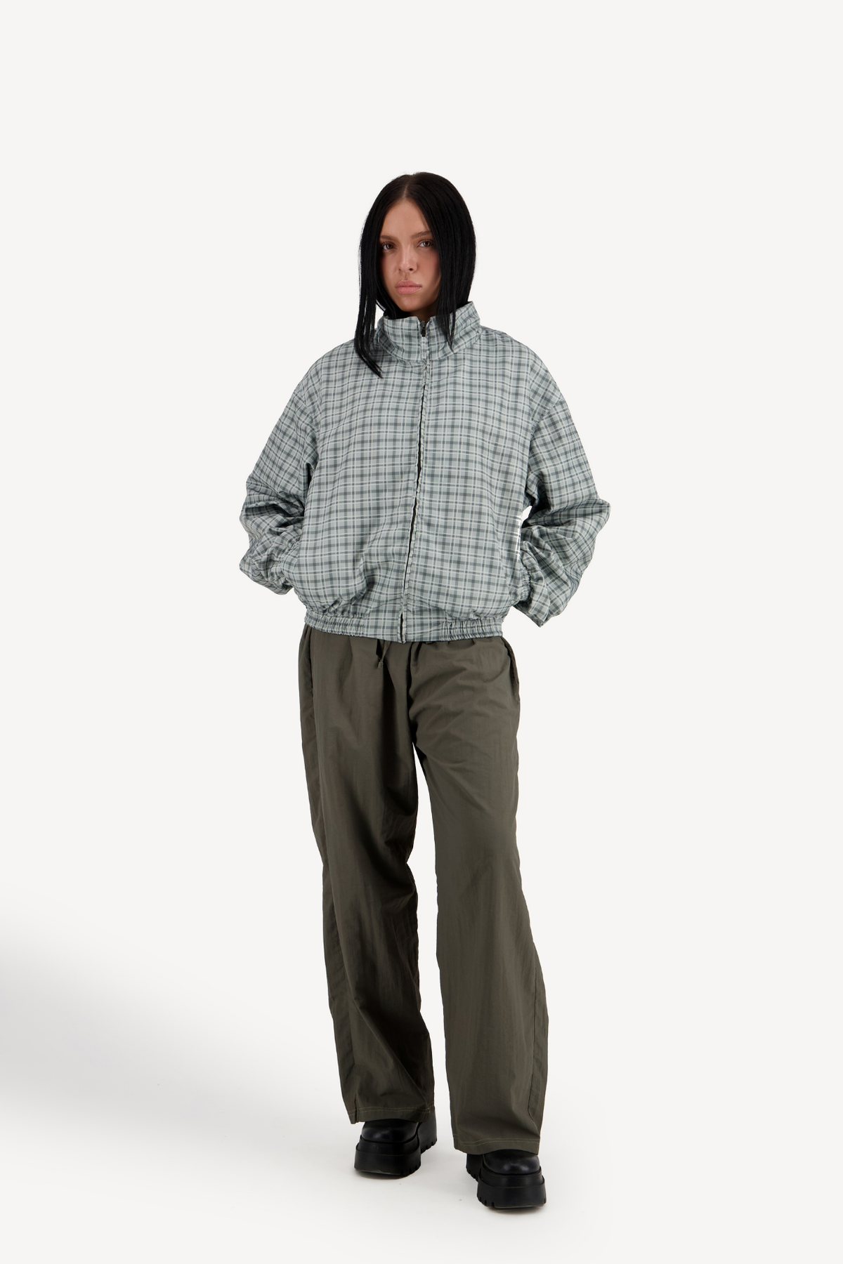 funnel waterproof jacket [checks]
