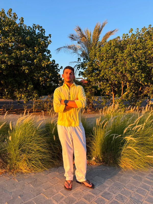 POEPLE WHO LOVE THE 1/4 LINEN SHIRT!