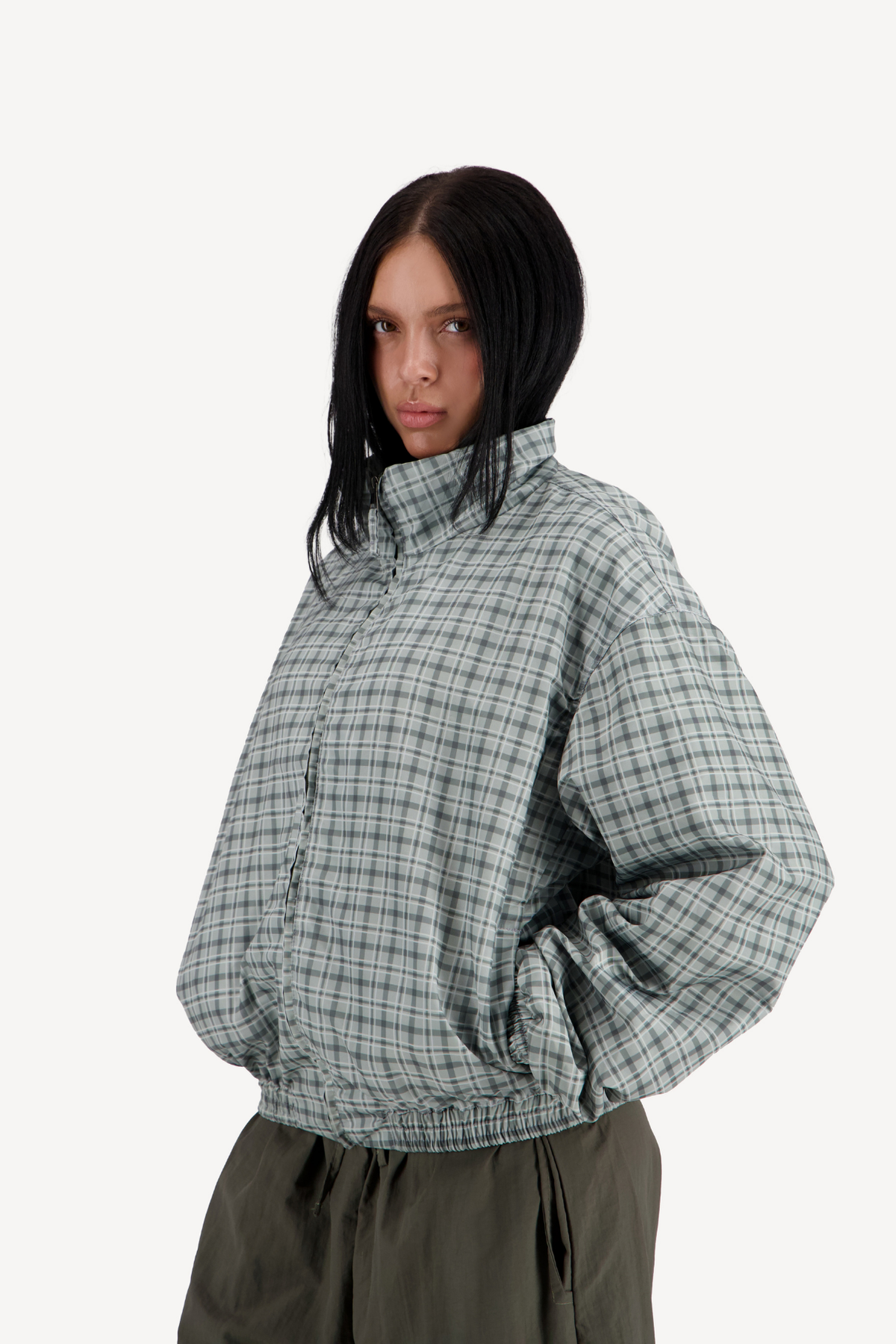 funnel waterproof jacket [checks]