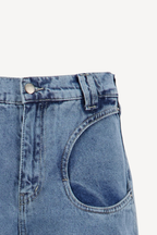 concave straight jeans [light]