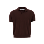knitted polo [brown]