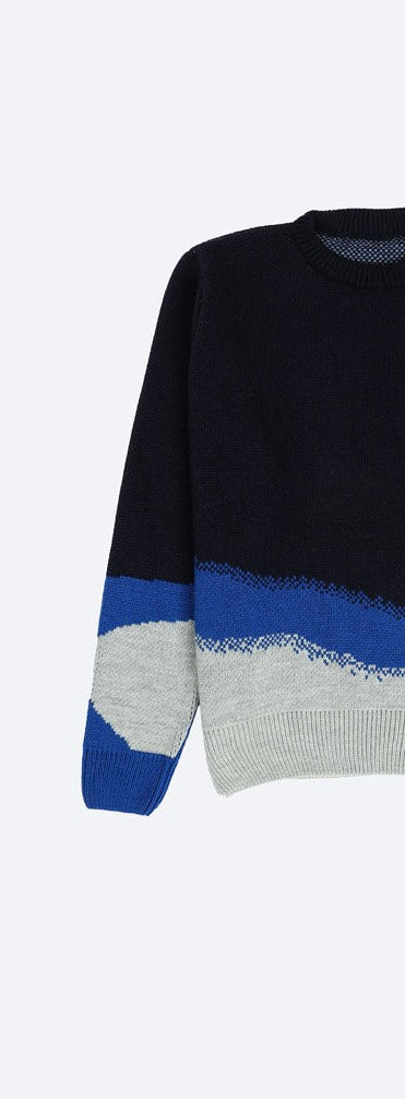 Swash Waves Knit Sweater (Unisex)