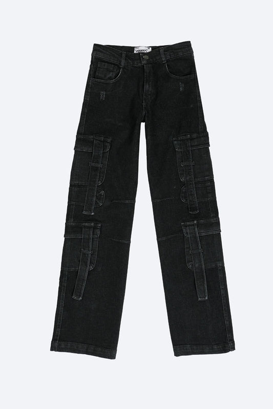 Black Ivy Cargo Jeans (Women)