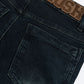 Dark Blue Circular Waves Jeans (Women)