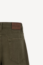 wide-leg bootcut denim [green]