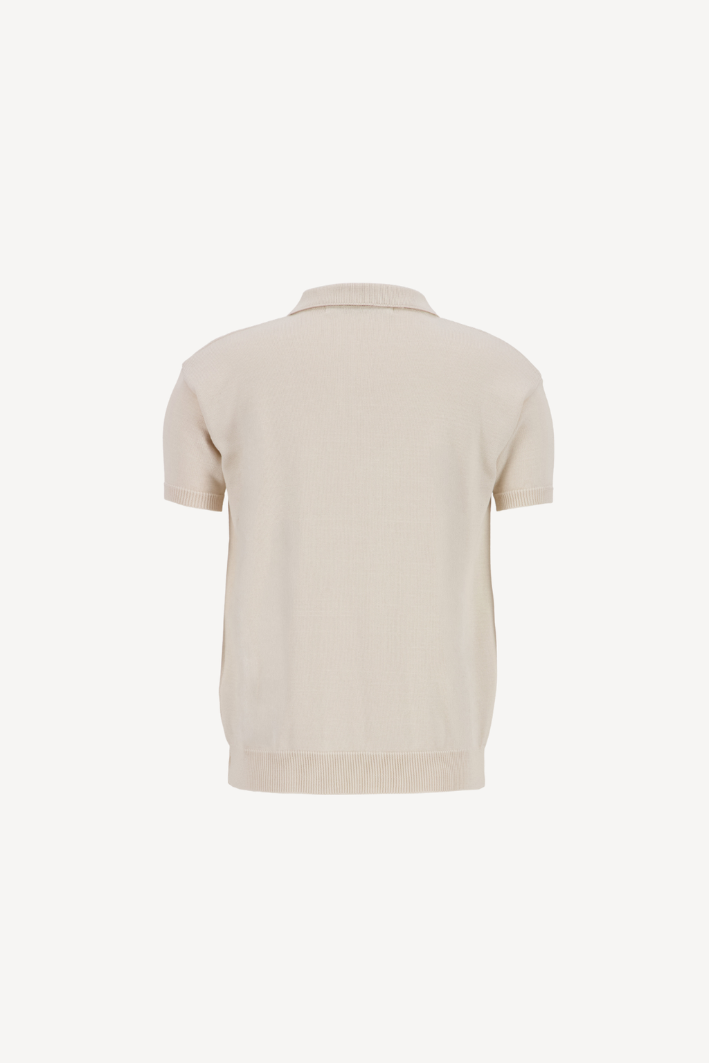 knitted polo [cream]