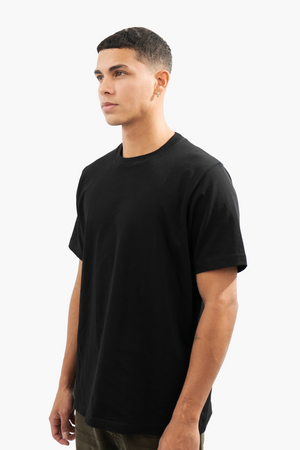 BLACK BASIC T-SHIRT (HEAVY WEIGHT)