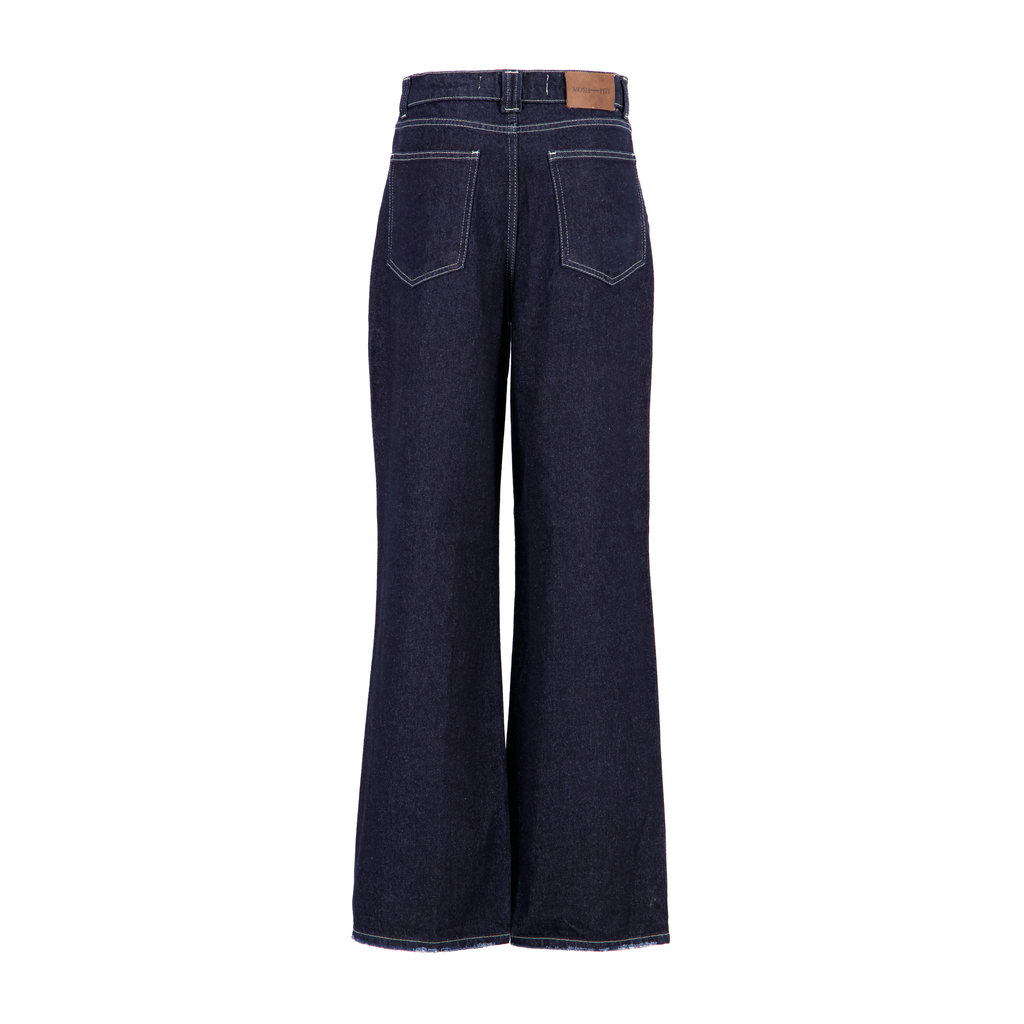 concave jeans [raw blue]