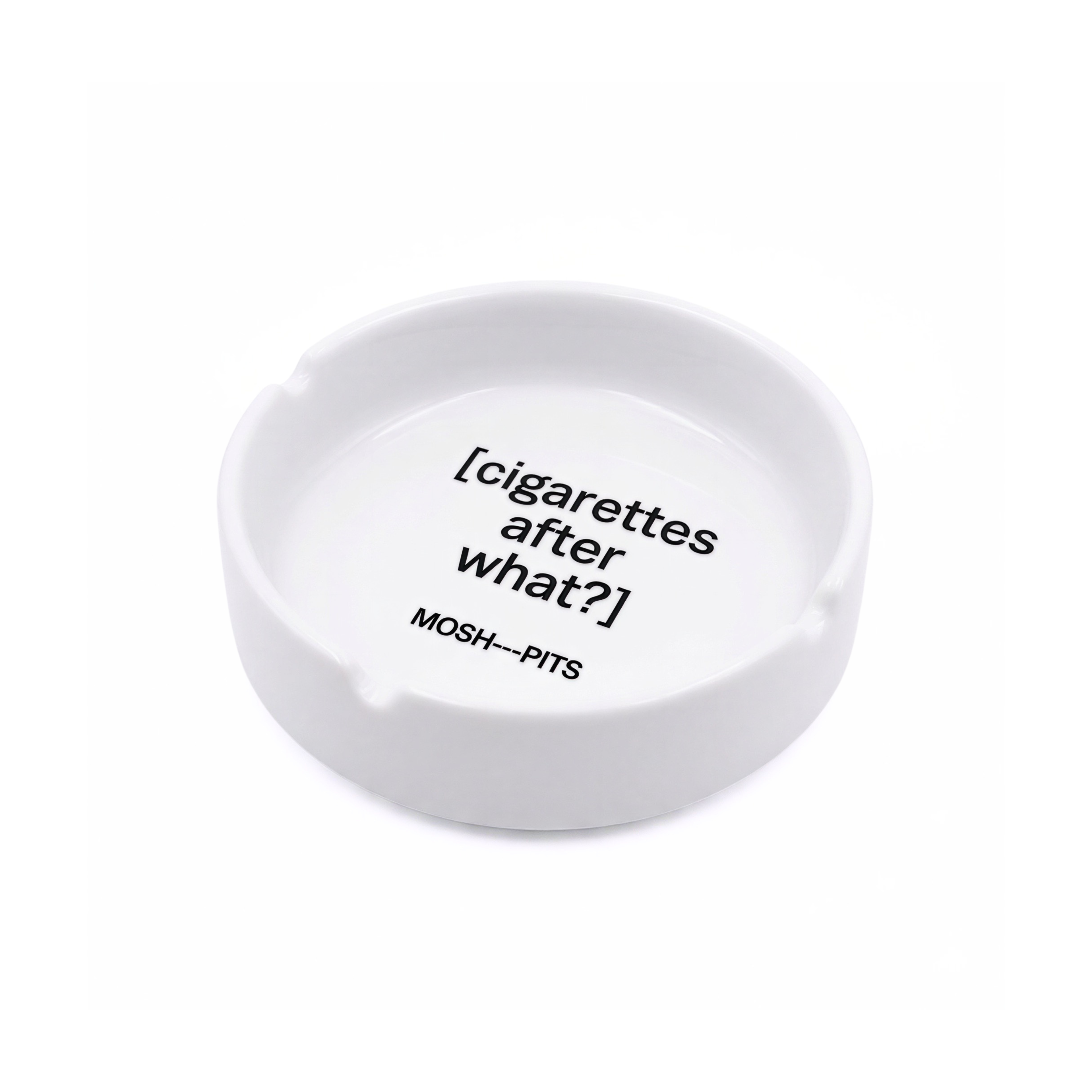 porcelain ashtray