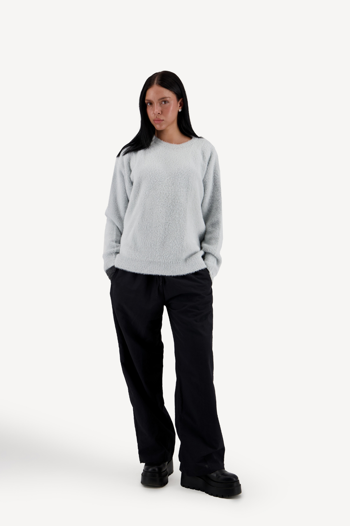 mohair pullover [grey]