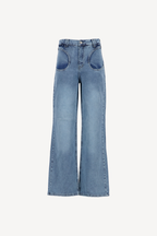 concave straight jeans [light]