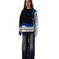 Dark Blue Circular Waves Jeans (Women)