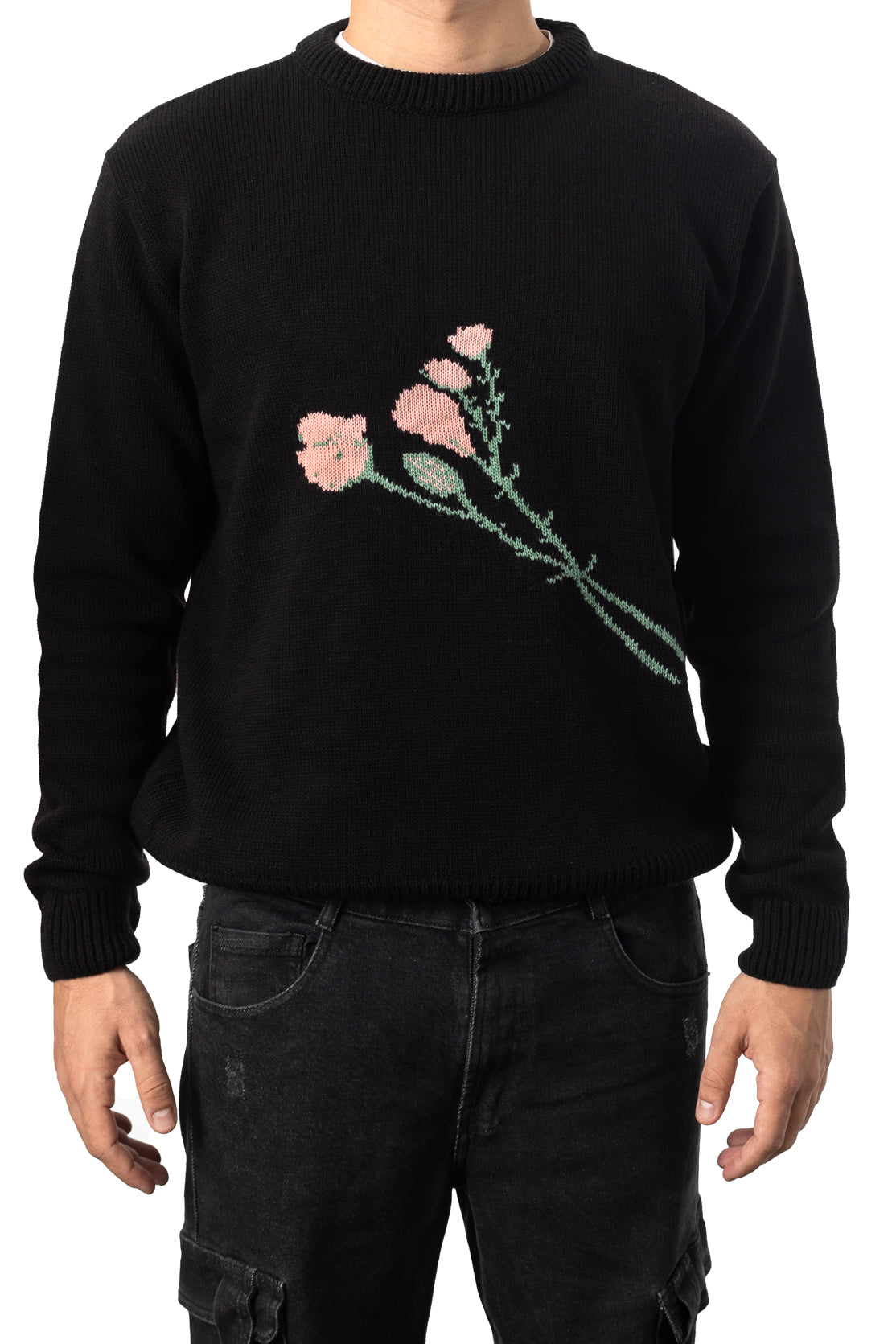 Flower Bundle Knit Sweater (Unisex)