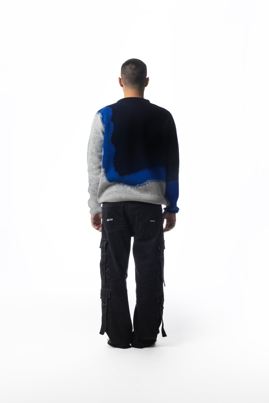 Swash Waves Knit Sweater (Unisex)