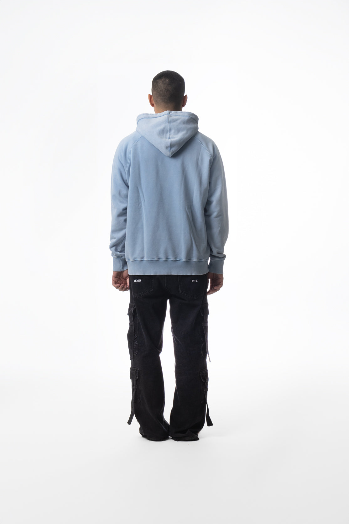 Baby Blue Sun-faded Hoodie (Unisex)