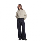 concave straight jeans [raw blue]