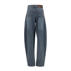 barrel baggy jeans with belt [dirty]