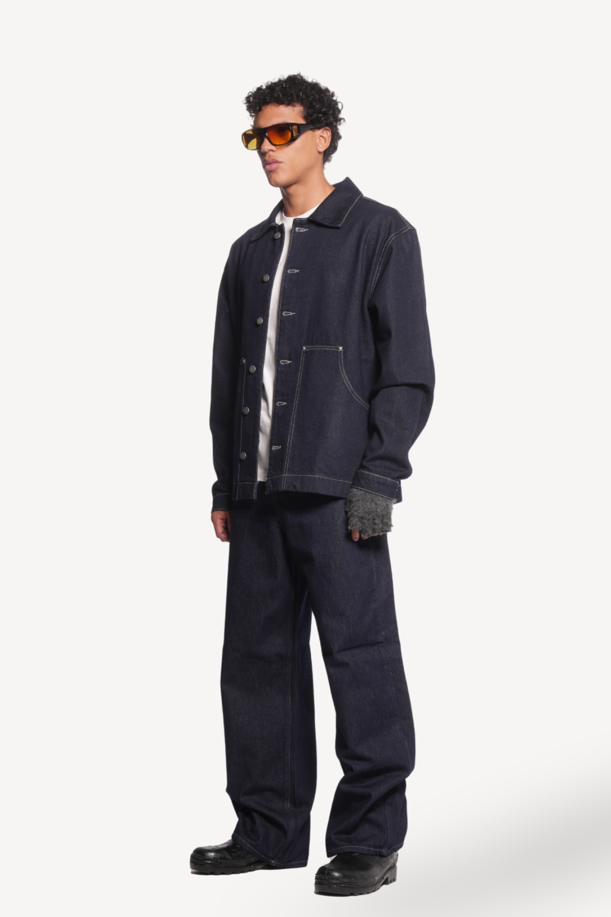 raw denim jacket