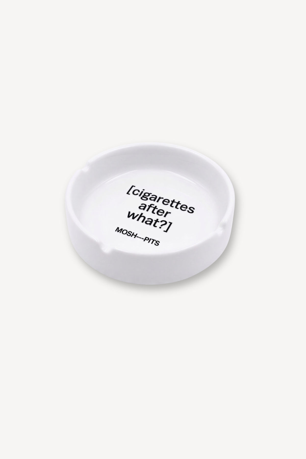 porcelain ashtray