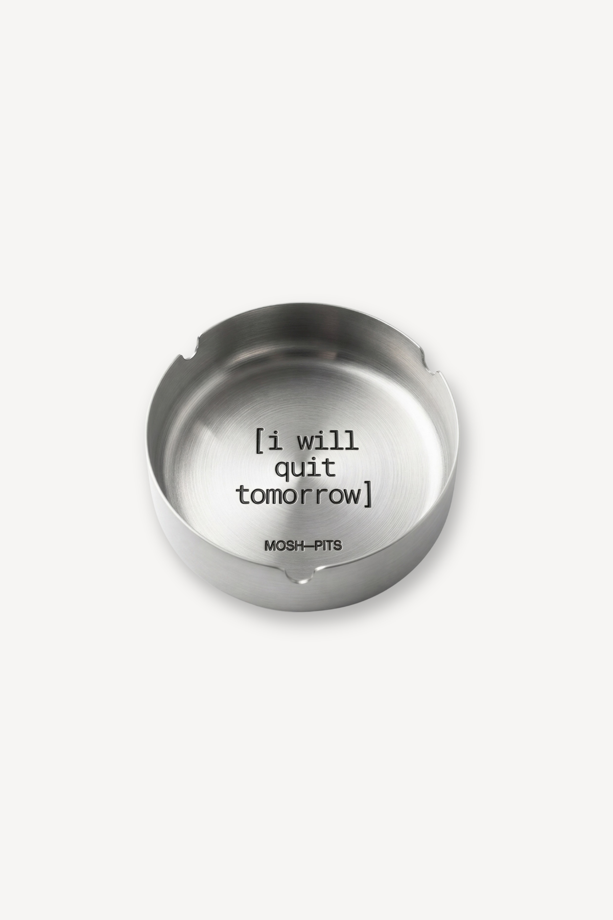stainless steel ashtray