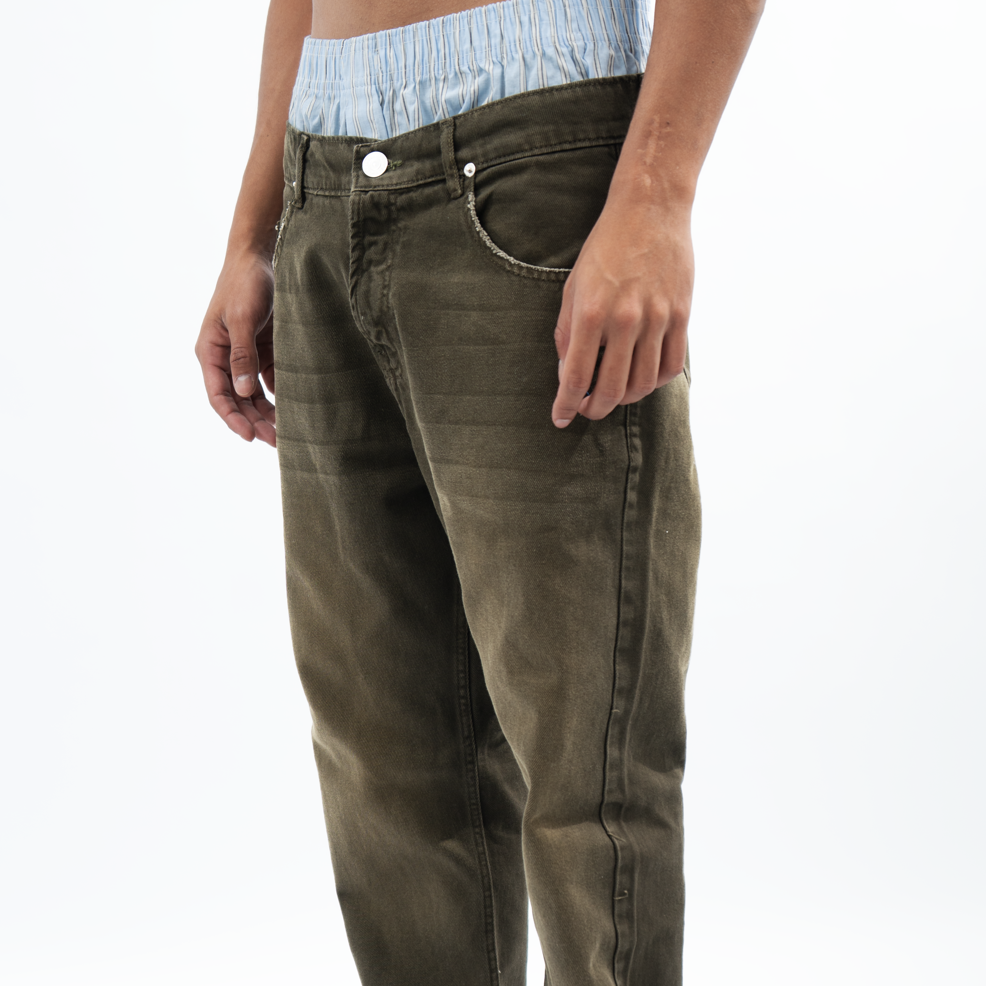 green denim [men]
