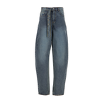 barrel baggy jeans with belt [dirty]