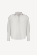1/4 linen shirt [white]