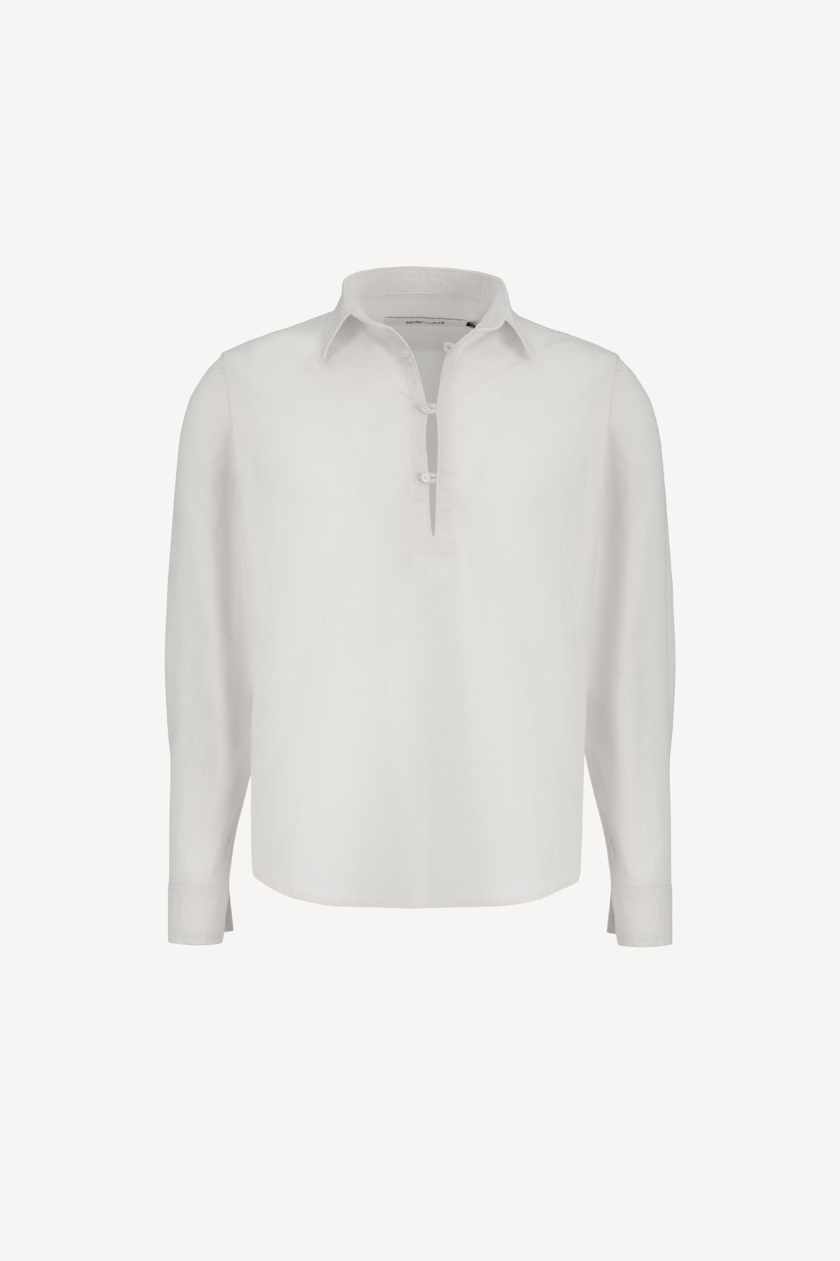 1/4 linen shirt [white]