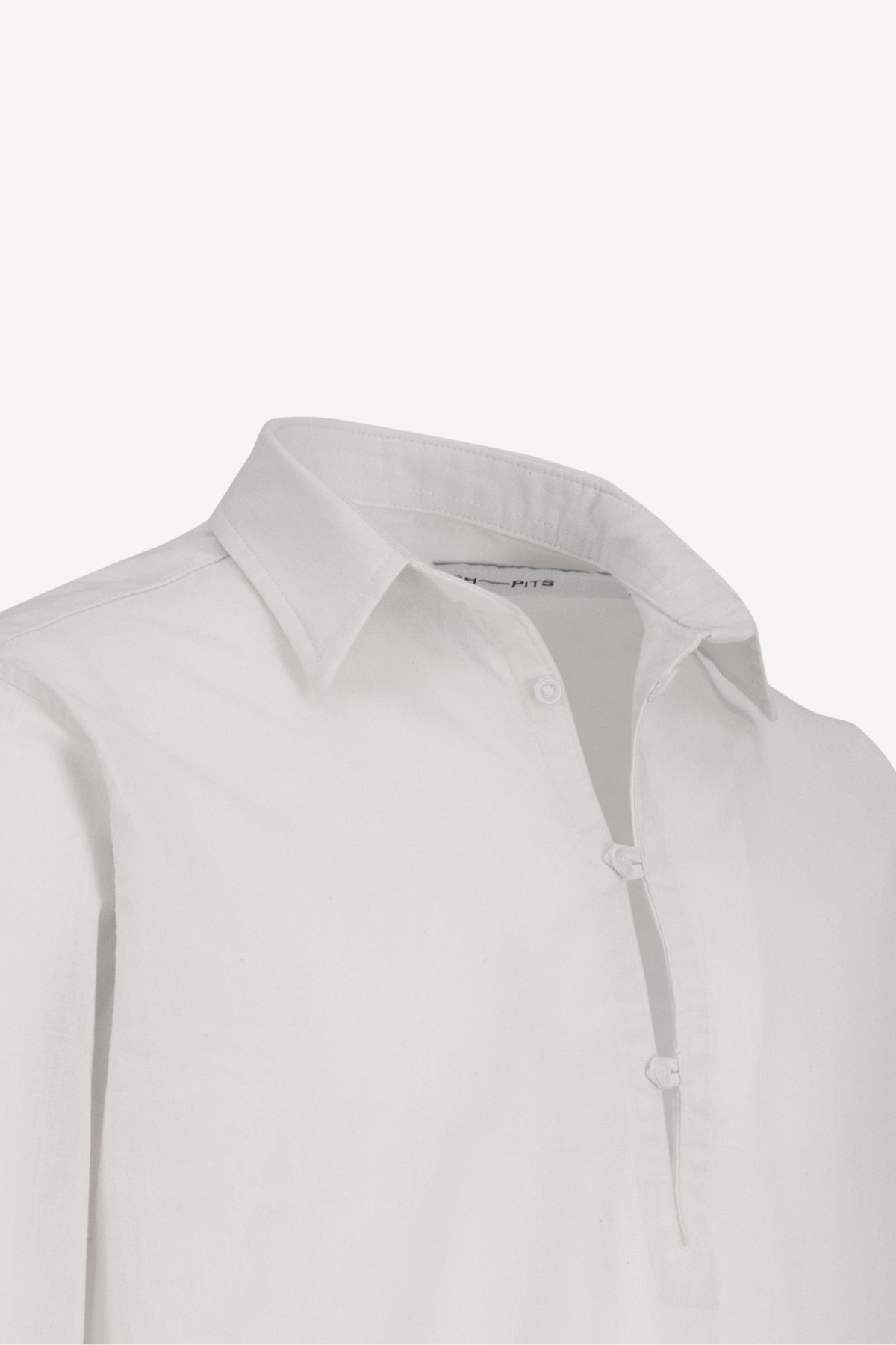 1/4 linen shirt [white]