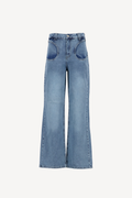 concave straight jeans [light]