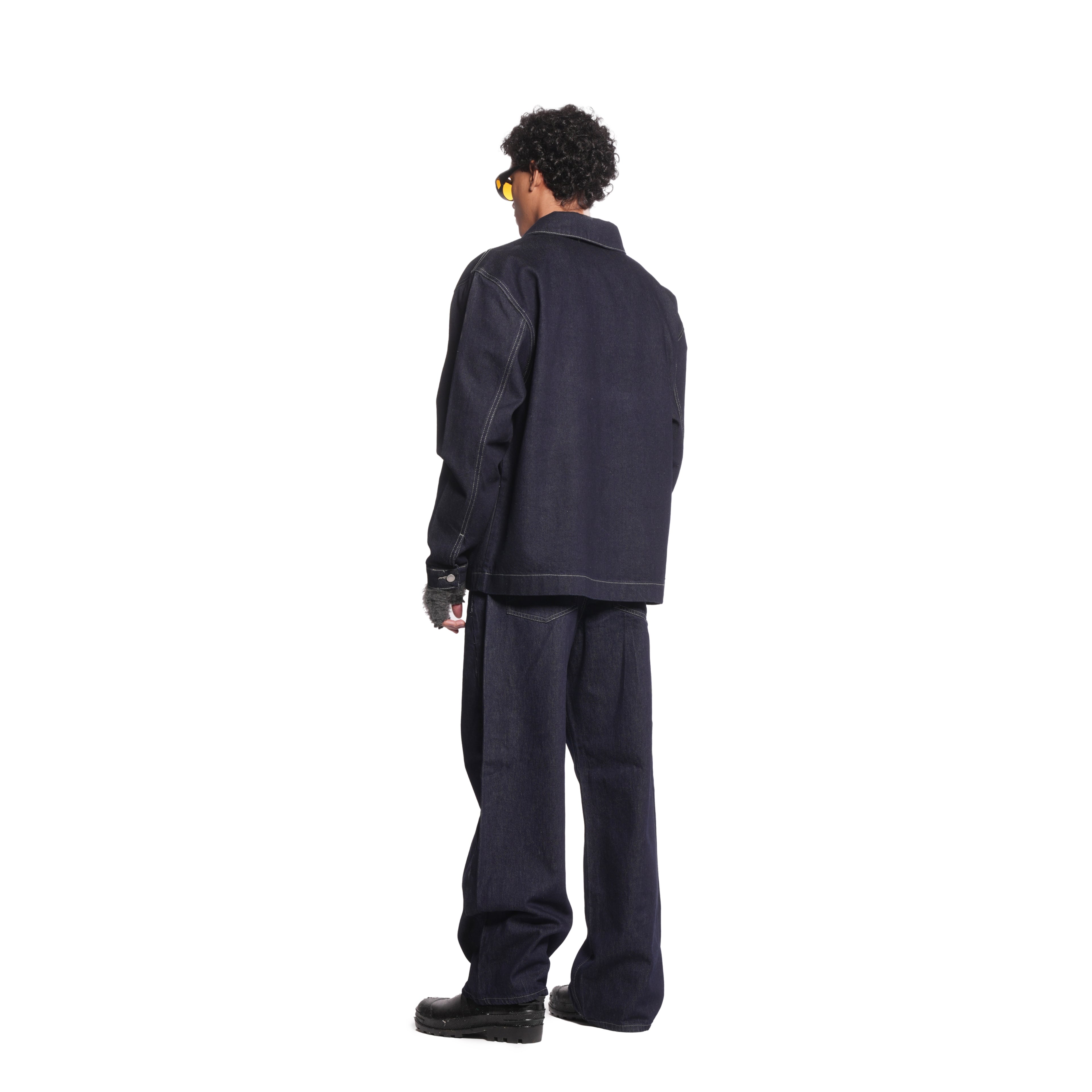 raw denim jacket