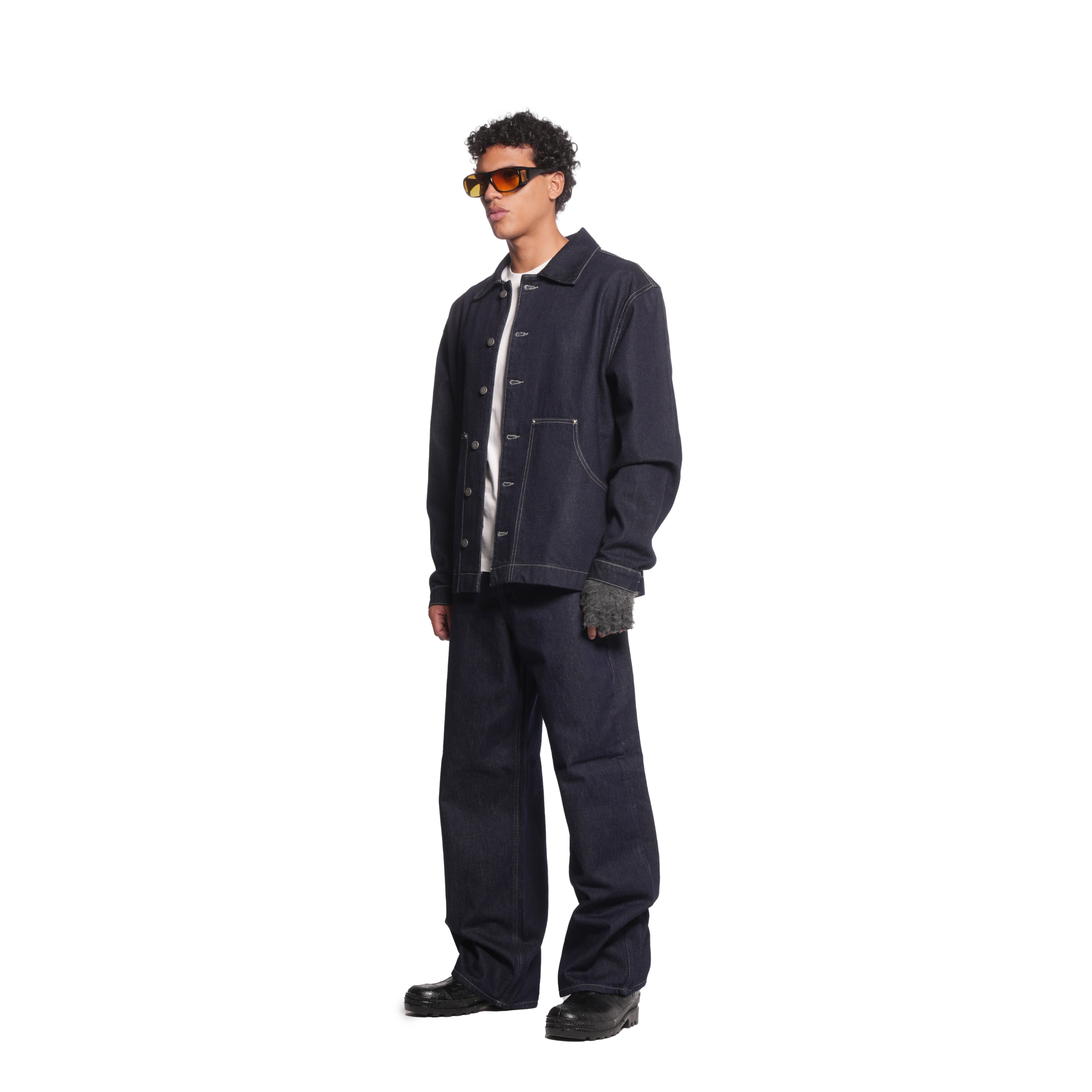 raw denim jacket
