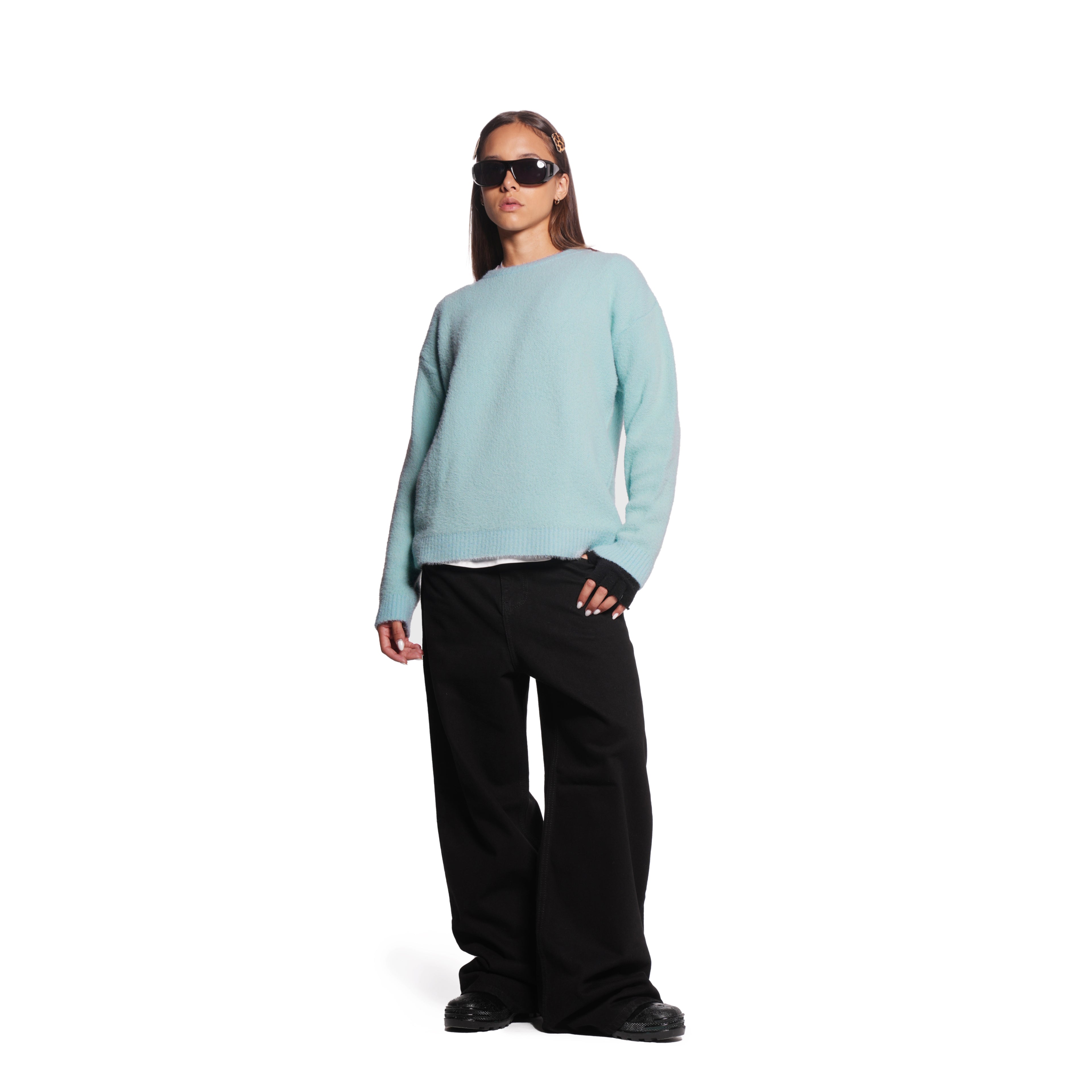 mohair pullover [baby blue]