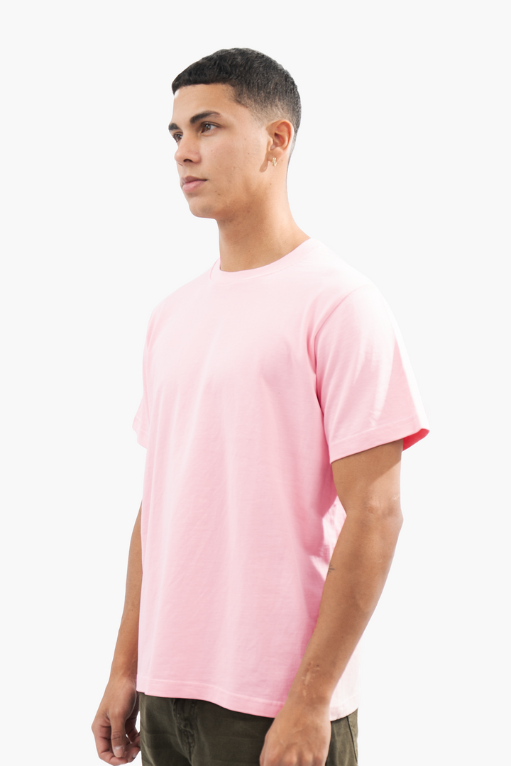 PINK BASIC T-SHIRT (HEAVY WEIGHT)
