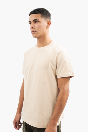SAND BASIC T-SHIRT (HEAVY WEIGHT)