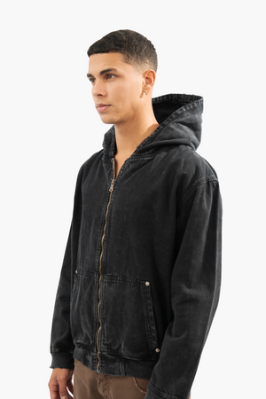 BLACK DENIM JACKET
