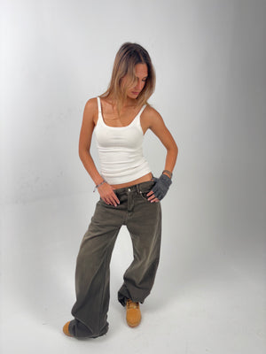 OLIVE GREEN DENIM (WOMEN)