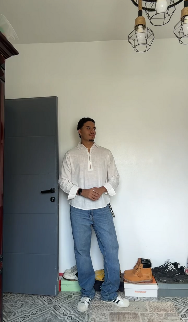 POEPLE WHO LOVE THE 1/4 LINEN SHIRT!