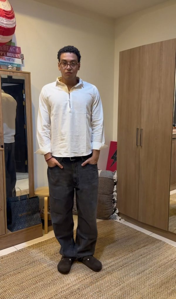 POEPLE WHO LOVE THE 1/4 LINEN SHIRT!