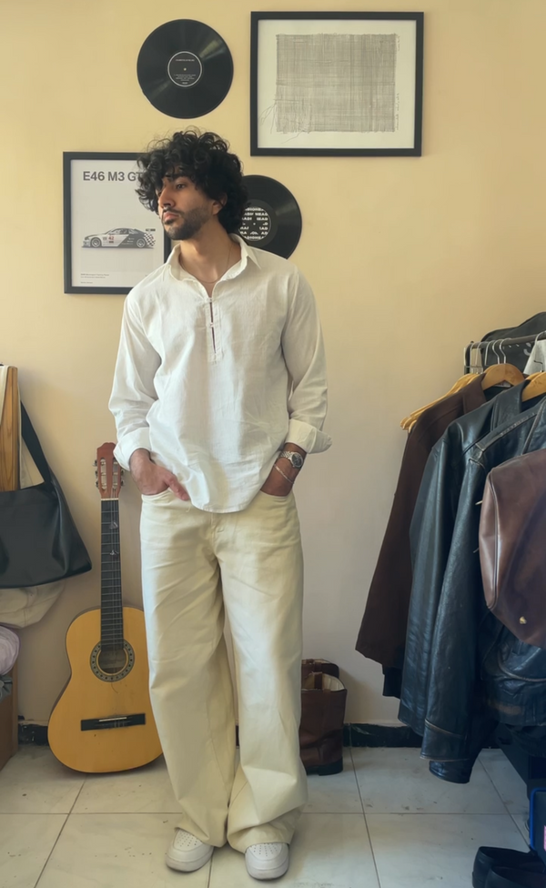 POEPLE WHO LOVE THE 1/4 LINEN SHIRT!