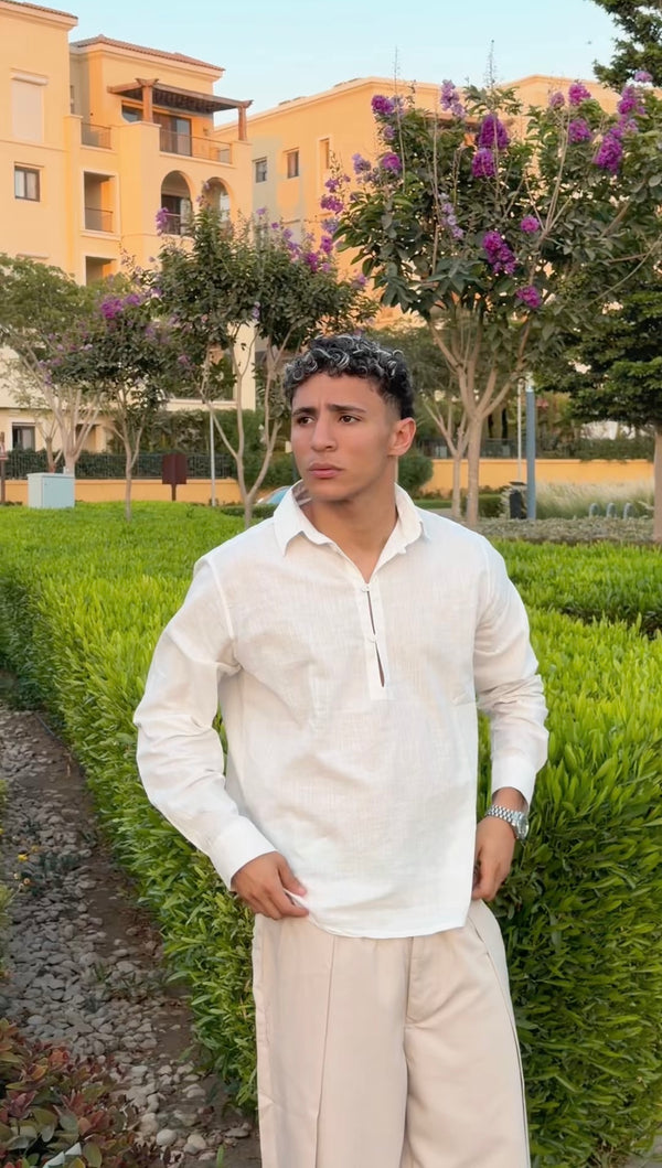 POEPLE WHO LOVE THE 1/4 LINEN SHIRT!