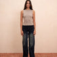 Dark Blue Circular Waves Jeans (Women)