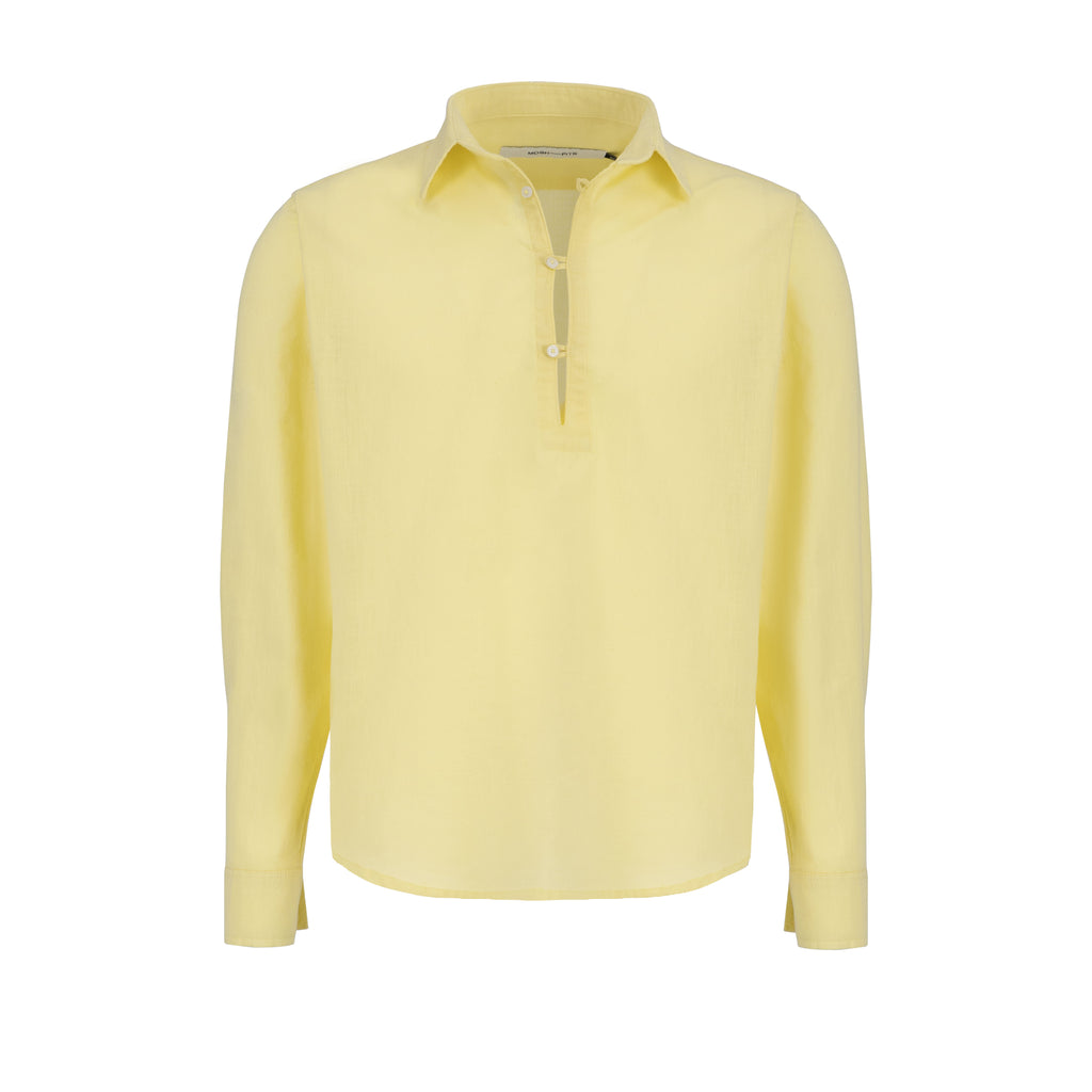 1/4 linen shirt [yellow]