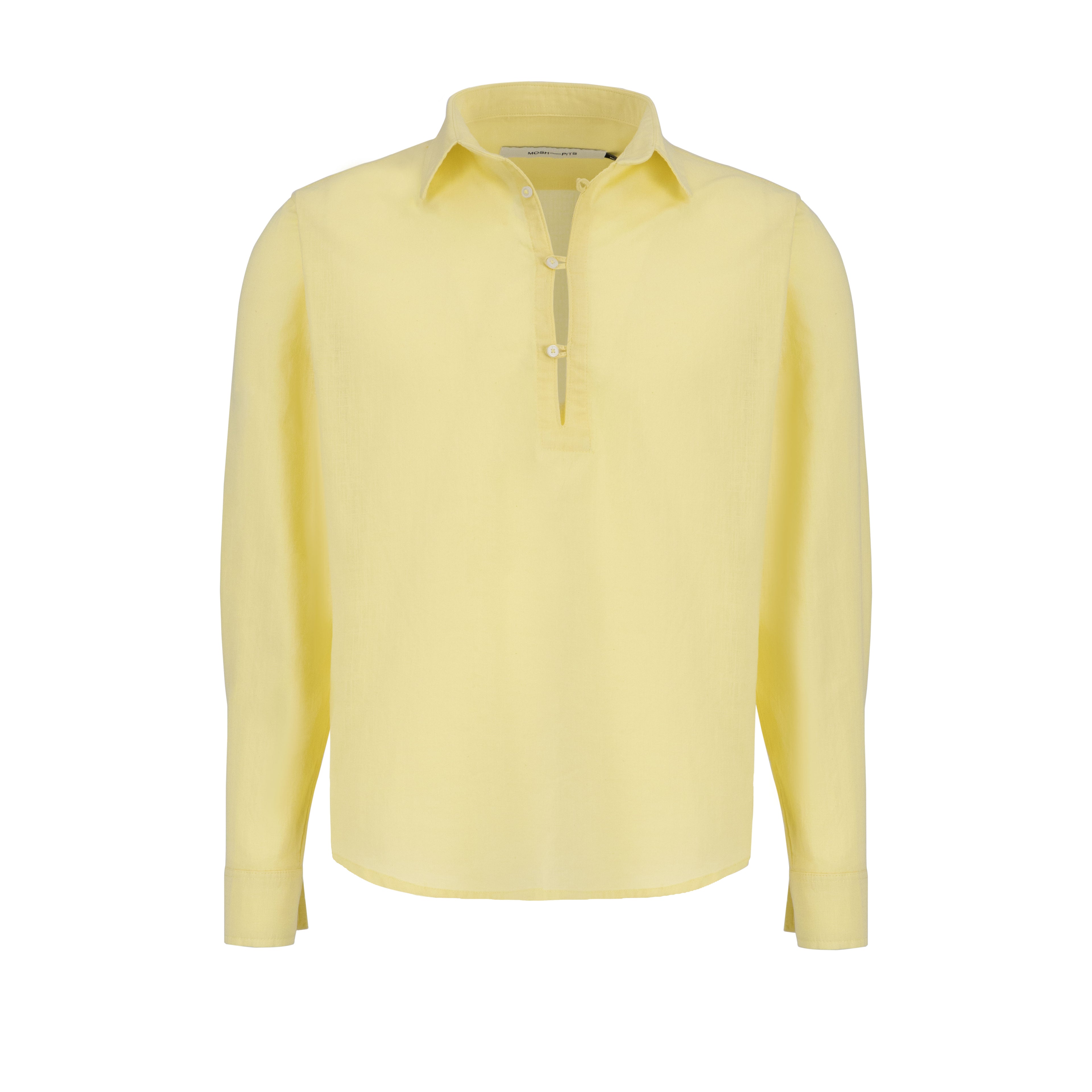 1/4 linen shirt [yellow]