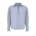 1/4 linen shirt [baby blue]