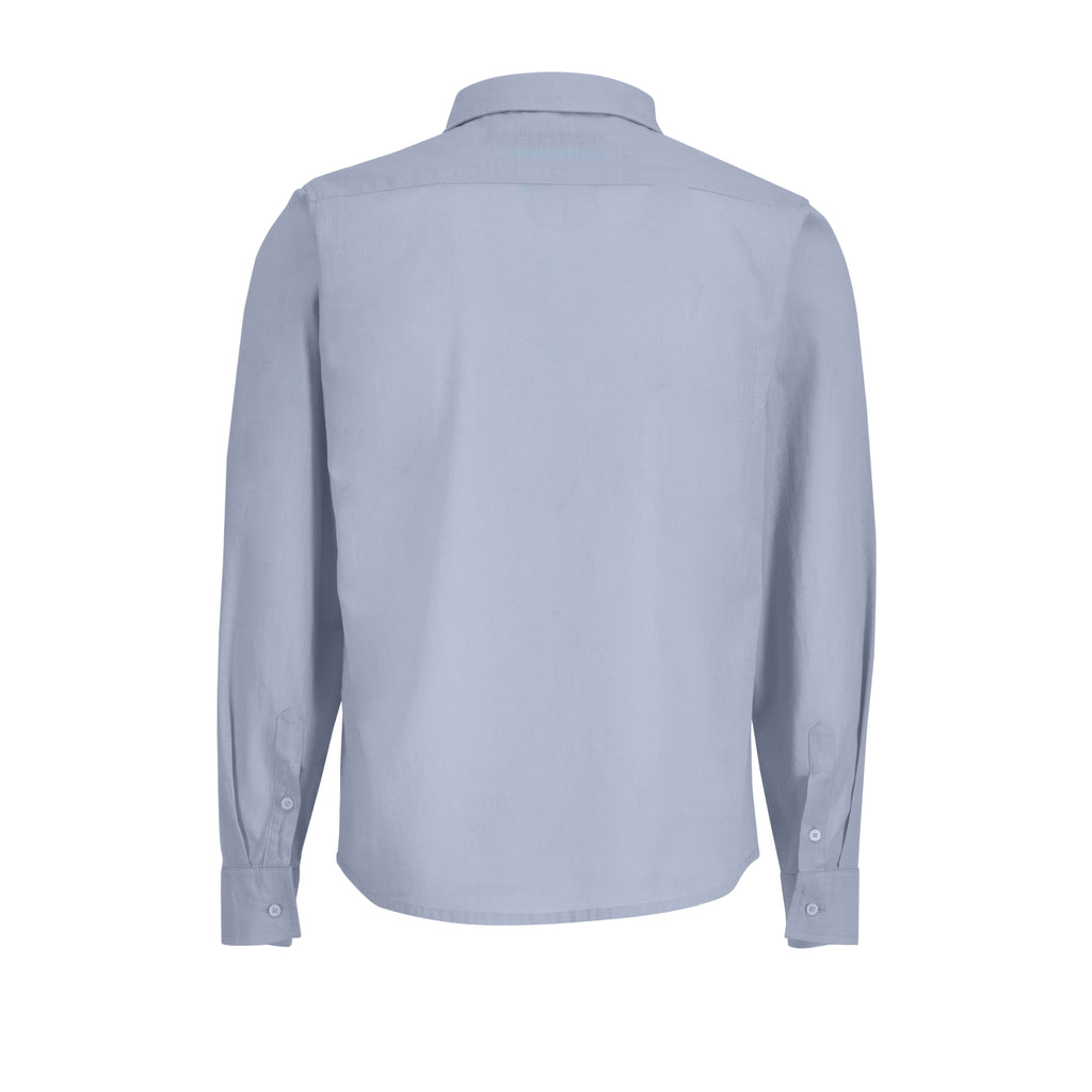 1/4 linen shirt [baby blue]