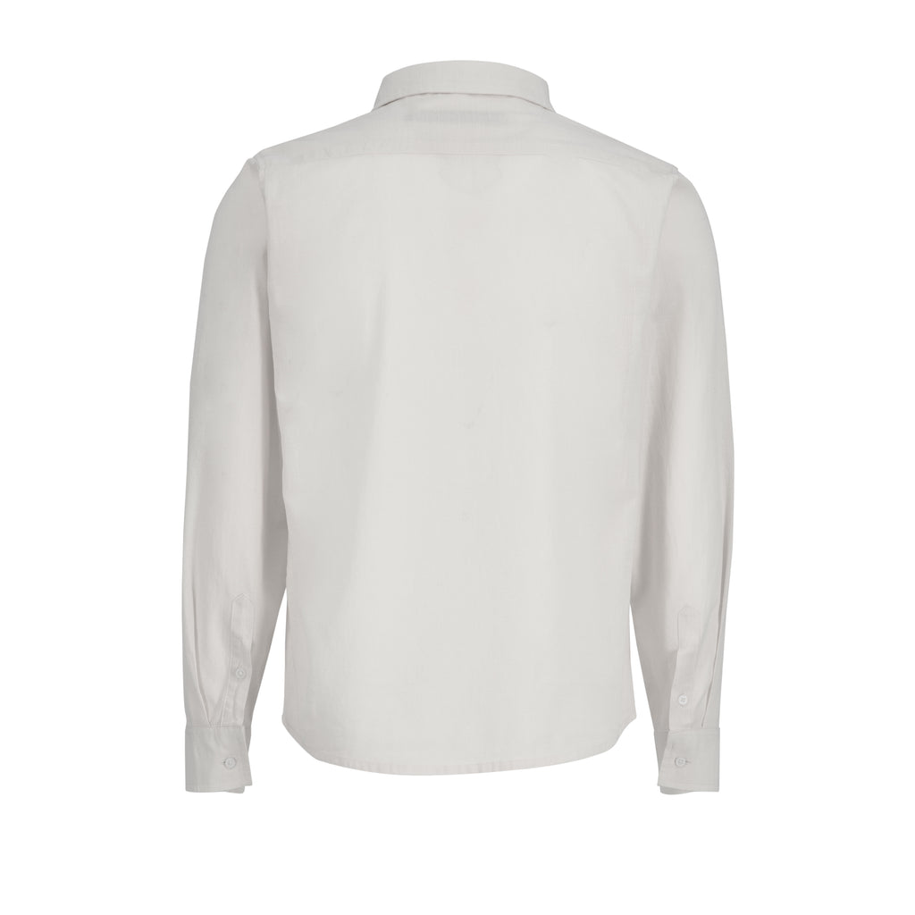 1/4 linen shirt [white]
