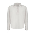1/4 linen shirt [white]