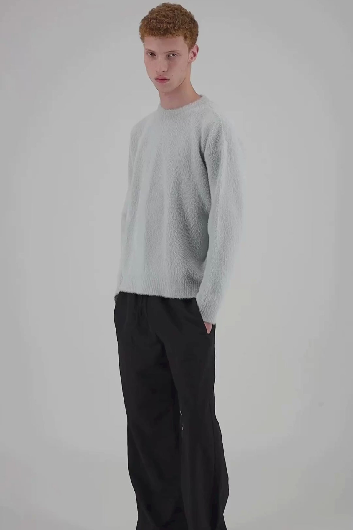 mohair pullover [grey]