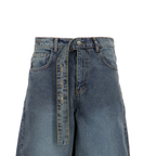barrel baggy jeans with belt [dirty]